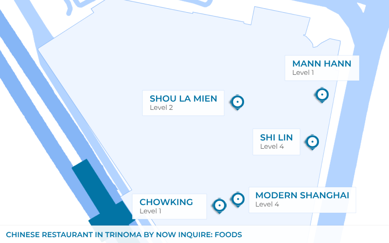 Map - Chinese Restaurant in TriNoma